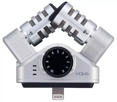 zoom iq6 ios lightning mic