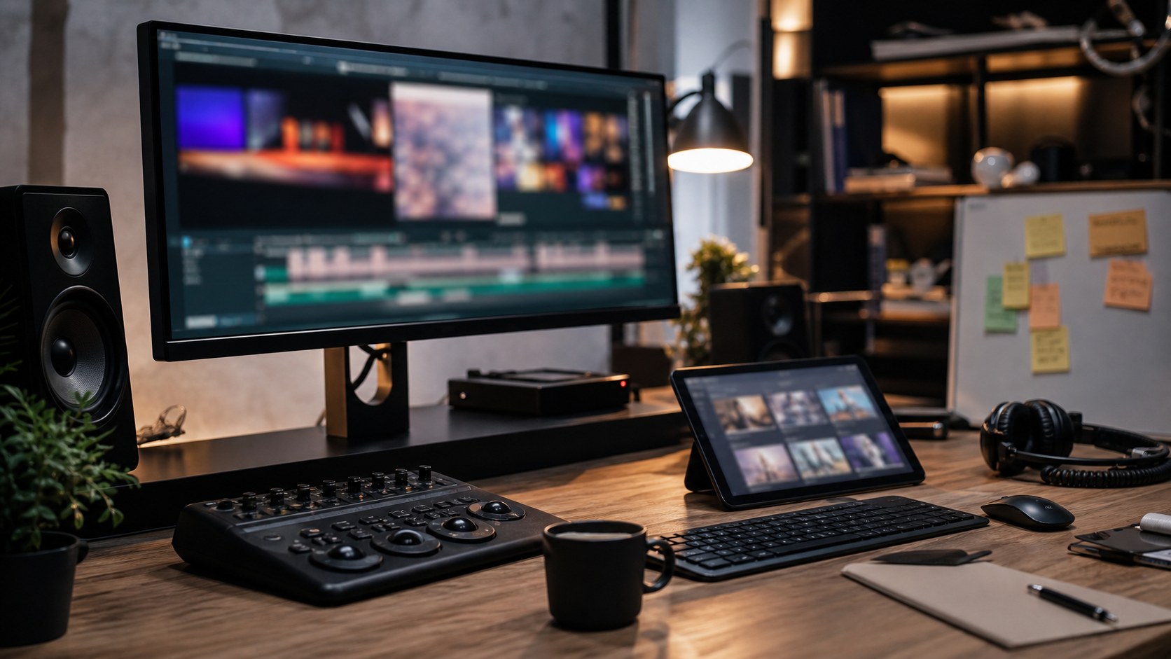 Professional edit suite for cross-app video production and creative review