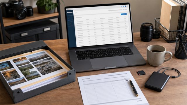 Client project license records for stock assets